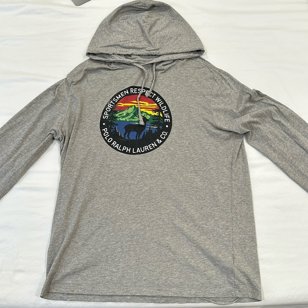 Polo Ralph Lauren Sportsman Tshirt Hoodie, Large